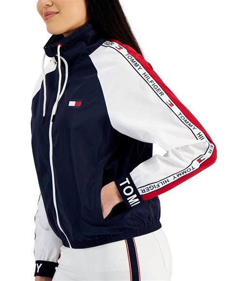 tommy hilfiger women's windbreaker jacket